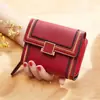 2024 Nova Cross-border Bordado Multi-cartão Órgão Cartão Bolsa Zíper Curto Carteira Feminina Carteira Feminina