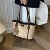Bolsa de Gran Capacidad para Mujer 2025 Estilo Coreano Moda Bolso Tote para el Trabajo, Ropa de Trabajo de Aspecto Elevado Bolso Cruzado Casual para Mujer