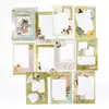 Poesía de Azúcar Papel Kraft Blanco Cuaderno Serie Carta Tiempo y Espacio Material de Decoración para Diario Collage Vintage 60 Hojas Incluidas