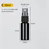 Atacado Em Estoque Frascos Borrifadores Pretos de 30ml 50ml 100ml, Pequenos Sprays, Frascos de Plástico PET à Prova de Luz, Frascos Plásticos Dosadores