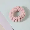 Nuevo teléfono de felpa línea de pelo Anillo para el pelo Accesorios para el cabello sin costuras Damas simple simple Cuerda para el pelo coreana Caja de cuero al por mayor