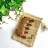 Pente massageador multifuncional de seis bordas de madeira e cinco dentes, pente de cabo longo, sândalo, cinco dedos, cinco dentes, tendão, dentes grandes, pente de madeira fofo