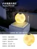 Lámpara de Cabeza de Columna Solar Impermeable para Exteriores Lámpara para Valla de Villa Jardín Patio Cuadrada Lámpara de Poste de Puerta de Luna de Comunidad