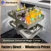 Cesta extraíble de aluminio para cocina Alandwares