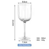 Envío Directo en Stock de Vasos de Vidrio Domésticos de Alta Calidad, Vasos de Agua Altos y Bajos, Copas de Vino de Pie con Forma de Capullo de Flor de Lujo Ligero, Copas de Cóctel