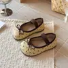 Sapatos Baixos Femininos Estilo Coreano Estilo Ballet Laço Sola Macia Slip-on Mocassins Sapatos de Couro Novidade Primavera/Outono 2026