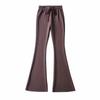 Pernas de Menina Quente em Quadrinhos 2022 Primavera Cintura Alta Retrô Europeu e Americano Calças Boot Stretch Slimming Casual Femininas