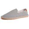 Novo Estilo Venda Direta da Fábrica Moda Casual Alpargatas Masculinas e Femininas, Sapatos Tecidos de Palha, Slip-On de Lona Respirável Sapatos Preguiçosos