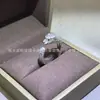 Anillo Kaka CNC de Precisión Leopardo Medio Diamante V Oro Chapado Grueso Diamante Incrustado Oro de 18K Anillo Abierto Dominante Mismo Estilo que Celebridad de Internet