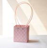 Bolsa de Mão Cor Macaron Embossada Caixa de Flores Bolsa de Mão Flores Floral Salão Feriado Caixa de Flores