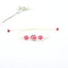 Suministro de fábrica pulsera de flor seca Jingdezhen flor de encaje gypsophila narcisos flor de cerezo flor de durazno pulsera para amigas estudiantes