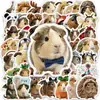 Pacote de Adesivos de Porquinho da Índia Transfronteiriço, Animal de Desenho Animado Fofo Criativo Material para Diário Conjunto de Adesivos Decorativos
