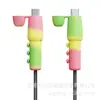 Protector de cable de datos de silicona, 20ª generación, proporciona cobertura total, previene roturas y protege la interfaz del cable de carga del polvo