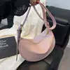 Bolso Bandolera Retro de Hombro de Alta Calidad 2025 Nuevo Bolso Tipo Dumpling de Gran Capacidad Bolso de PU de Gama Alta para Viajes de Negocios