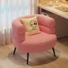 Sillón de sofá perezoso, popular silla BOBO de cachemir para dormitorio y maquillaje, sofá individual moderno simple para sala de estar, silla de tocador.