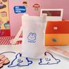 Bolsa de lona con dibujos animados, estilo coreano, termo, taza de agua, portátil, bandolera, para estudiantes