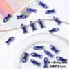 Colgante de Pez Pintado en Cerámica Agujero Recto Cuentas Mariposa Hecho a Mano DIY Collar Pulsera Accesorios para Joyería Material de Cuentas Sueltas