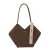 Bolso de mano tejido de estilo Ins simple, moderno y versátil para mujer, nuevo modelo 2026, bolso de hombro de gran capacidad