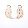 Bolso171-3 Bolso Cruzado Anillo Colgante de Repuesto Bolso de Mano Modificación de Bolso de Cuero Accesorios de Oreja Lateral para Bolso Cruzado Accesorios para Bolso DIY