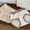 Estilo Tweed Outono e Inverno Combinação de Cores Puro Desejo Renda Lingerie Feminina Francesa Calcinhas Infantis 7A Antibacteriano Atacado