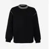 Suéter Jersey de Cuello Redondo Color Block Hecho a Mano con Puntadas Estilo Old Money de Invierno con una Atmósfera Pesada para Hombres y Mujeres Parejas