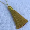 Borla Gruesa Grande de 8 cm Seda de Hielo Resistente a las Arrugas Borla Vertical Marcador de Libros Bolsita para Ropa Colgante Estilo Antiguo DIY Grueso 12