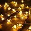 Luzes de Fio de Bolinhas Brancas Pequenas em Estoque para Iluminação de Ambiente de Quarto, Festa de Aniversário, Luzes de Fio de Bolas Redondas Estreladas, Pequenas Luzes Coloridas para Decoração de Acampamento