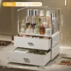 Caja de Almacenamiento para Cajón de Cosméticos Escritorio Tocador de Gama Alta Caja de Almacenamiento para Labiales Estante de Almacenamiento de Productos para el Cuidado de la Piel de Gran Capacidad