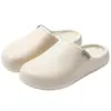 Zapatillas de Algodón de Punta Cerrada Estilo Nuevo para Mujer, Impermeables, Antideslizantes, Felpudas, Zapatillas para el Hogar de Interior para Parejas, Zapatillas de Algodón Otoño e Invierno para Hombre, Venta al por Mayor