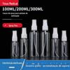 Frasco Spray Desinfetante de Álcool para Maquiagem Novo Plástico Transparente Tipo Pressão 100ml/200ml Frasco Recarregável