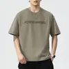 Camiseta Casual Versátil Holgada de Manga Corta de Verano Delgada para Hombre Emperor Paul, Cuello Redondo Simple, de Alta Gama