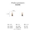 Casual Elegante, Aretes Compactos con Puntada Mariposa, Versátiles, de Alta Gama, Moda Nicho, Nueva Joyería para Orejas 2025