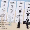 Nuevo marcador de borlas de Sanrio de alto valor para niñas, clip de clasificación de libros de texto con diseño de perro pudín kulomi de dibujos animados