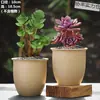 Vasos de Cerâmica Bruta Sem Esmalte para Flores Frescas com Características Zen Criativas, Novo Conjunto Respirável para Plantas Suculentas, Frete Grátis