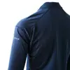 ¡De secado rápido y transpirable! Camiseta de Manga Larga Ligera y Cómoda con Media Cremallera para Hombre Primavera y Verano Capa Base de Moda 11427
