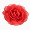 Comércio Exterior Yiwu Acessórios de Cabelo Europeus e Americanos para Crianças Flor de Rosa Grampo de Cabelo Chiffon Rosa Acessórios de Cabelo para Bebês