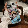 Funda de Teléfono Transparente de una Pieza Estilo Japonés Luffy Collage Cómic de Moda al por Mayor para iPhone 18Pm Funda Suave