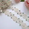 Stock de fábrica 4 cm Estilo Pastoral Pequeño Floral Bordado de Encaje Adorno Vestido Ropa Infantil Borde del Cuello Encaje Bordado Accesorios