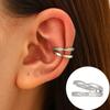 Pendientes de circonita simples de estilo personalizado para mujer, de alta gama, ligeros, de lujo, sin agujeros, con clip para oreja, estilo transfronterizo europeo y americano