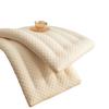 Almohada de soja con núcleo de almohada para el hogar, par de almohadas para dormir que ayudan a proteger la columna cervical, almohada baja para cabeza completa para dormitorio de estudiantes para una sola persona