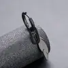 Brincos de Argola Cruzados de Zircônia Transfronteiriços para Homens, Brincos de Argola Lisos, Presilhas de Orelha de Raio, Pingentes de Orelha, Acessórios de Orelha para Mulheres, Amostra de Live do TikTok
