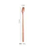 Cuchara Cuadrada de Acero Inoxidable 304 con Impresión de Logo, Cucharilla para Café Nido de Pájaro, Cuchara Mezcladora de Mango Largo, Cuchara para Mezclar Café con Hielo