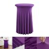 Fundas Elásticas para Mesa Cuidadosamente Seleccionadas para Bodas, Mesas de Cóctel de Hotel, Mesas Redondas Altas Transfronterizas, Faldas de Mesa Elásticas Decorativas Anti-Pilling