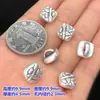 S999 Plata Pura Hebilla de Cabeza de Buckle Rising Retro Pulsera de Cuerda Trenzada para Mano Collar Accesorios DIY Hechos a Mano