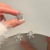 Exquisita Hebilla para el Cabello de Copo de Nieve de Perla Pasador Giratorio Accesorios para el Cabello Pinza para el Cabello de Mujer Pinza Lateral para Cabello Roto Hebilla para el Cabello Tocado