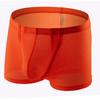 Boxer de Bolsillo de Moda para Hombre de Nylon Diseño Transpirable Estilo Boxer de Malla Ropa Interior Sexy de Moda para Hombre
