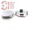 Adecuado para Tapas de Cubo de Rueda Snap-On Modificadas Planas de 65 mm, 64 mm, 63 mm, Tapas Centrales de Rueda de Coche, Tapas de Rueda G25