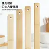Produto Mais Vendido da Amazon no Exterior: Conjunto de 2 Espátulas Anguladas de Bambu, Não Deforma Facilmente, Pode Ser Pendurado, Espátula Especial de Bambu para Frigideiras Antiaderentes