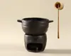 Utensílios para Hot Pot Estilo Montanha de Cogumelos de Yunnan e Sopa Azeda de Guizhou, Fogareiro de Chá Cerâmico Estilo Antigo, Mesmo Modelo que Shanhuaxuan