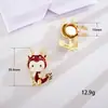 Exquisitos botones decorativos para camisa DIY incrustados con diamantes, accesorios con un toque de alta gama, botones de cuello desmontables, gemelos y accesorios para mujer